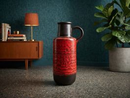 60-70er Fat-Lava Bodenvase Keramikvase 409-52 W. Germany