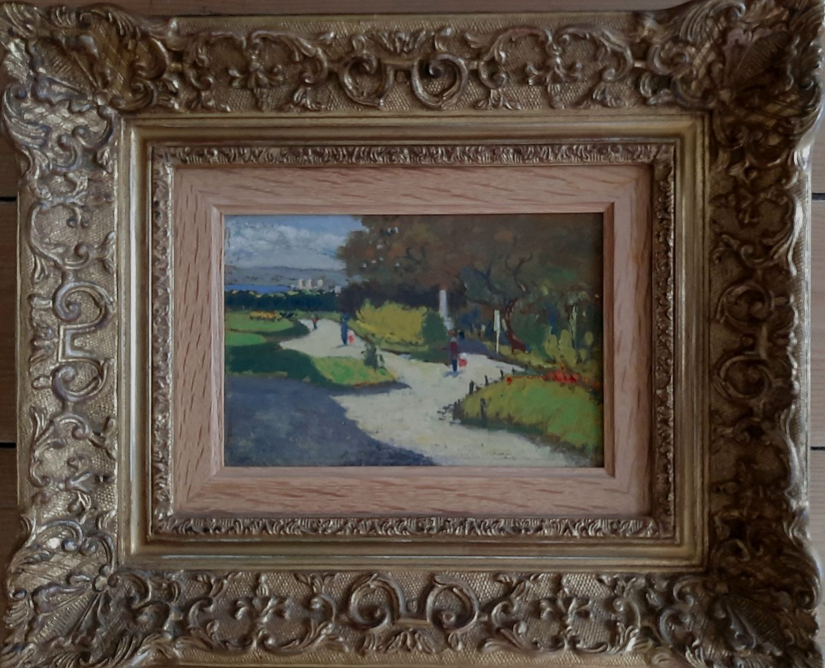 Dipinti: Gemälde Augustin Grass-Mick (1873-1963) – Usato da Arbon venduto da torso444