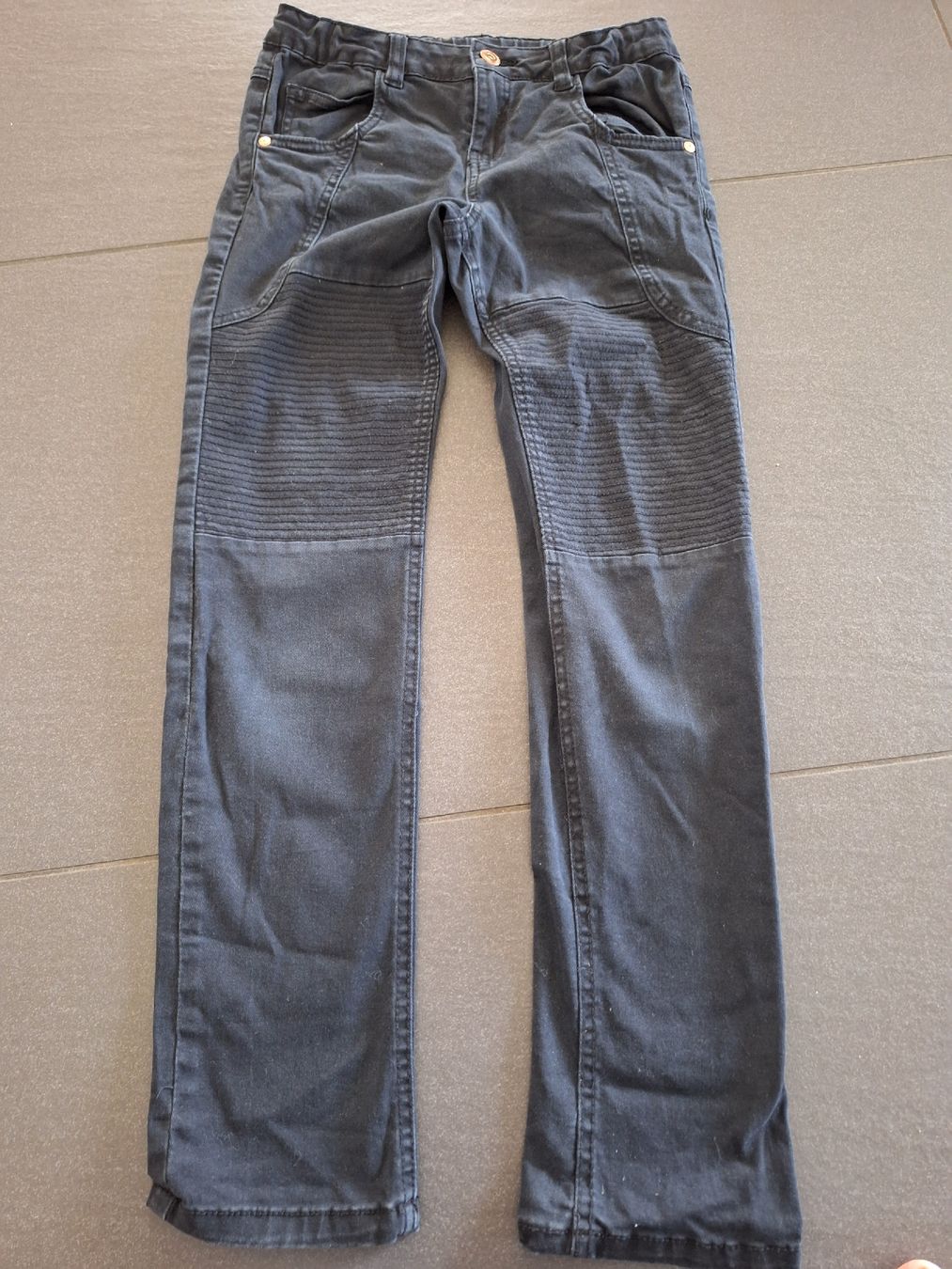 Pantaloni: Jeans Bikerstyle Gr. 146 schwarz – Usato da Brittnau venduto da Norge77