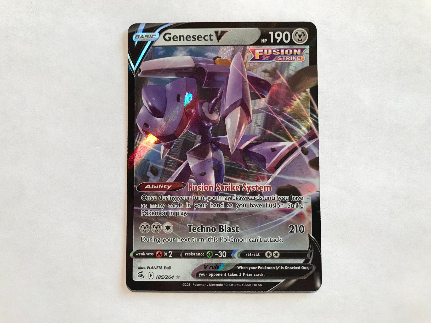 Pokémon Carte collezionabili: Genesect V Fusion Strike EN – Nuovo (secondo la descrizione) da Hagendorn venduto da Pokecollectorch 1
