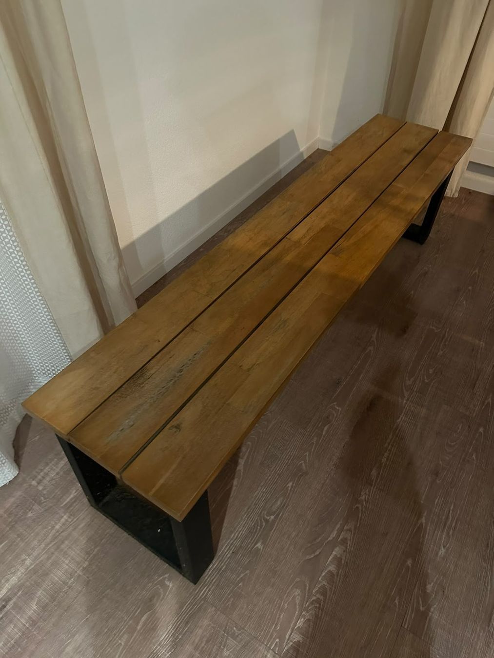 Micasa Tavoli: Micasa Tisch Holz/Metall + Bank – Usato da Goldach venduto da Fox_Man 5