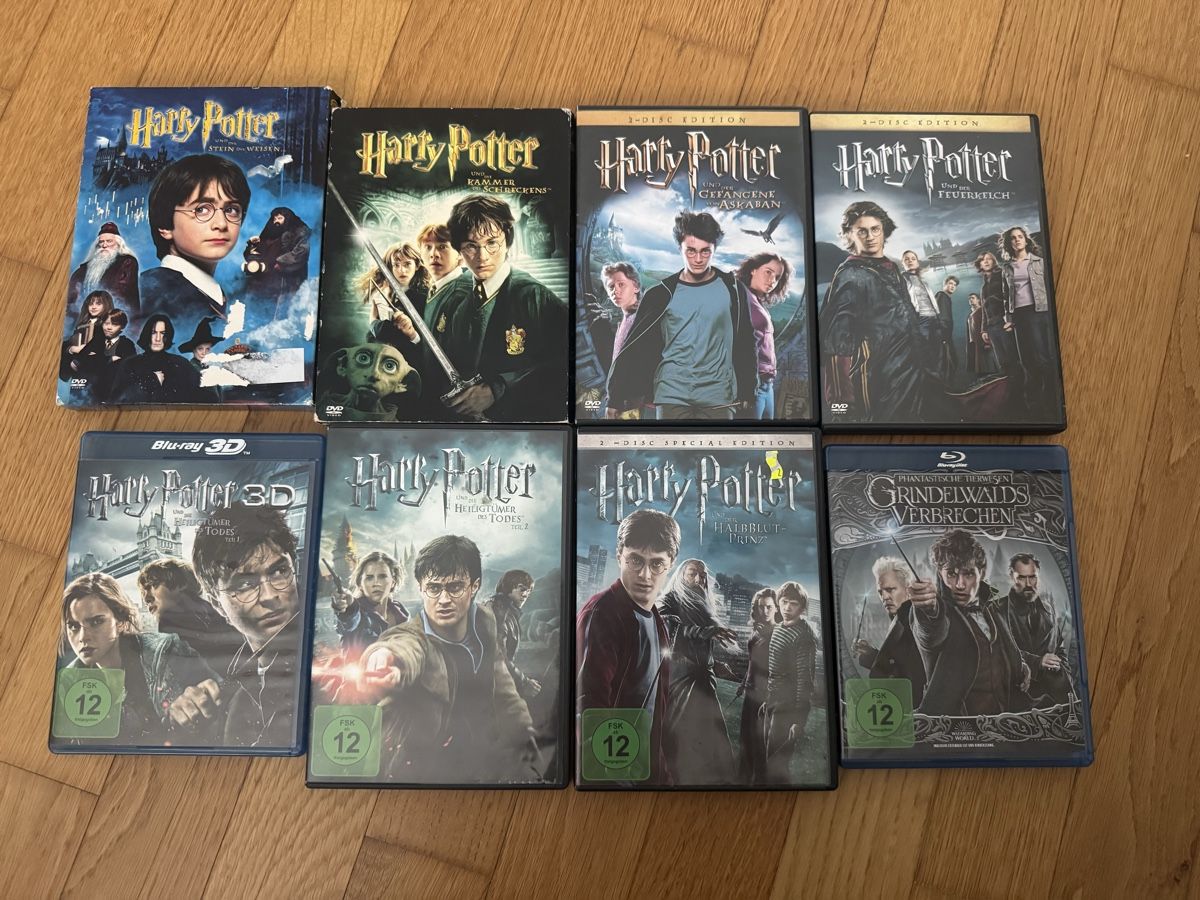Tutti i DVDs: Harry Potter DVD Set – Usato da Sursee venduto da giu_205