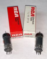 2 Röhren / Radioröhren 6BJ6 (E99F) Pentode, RCA