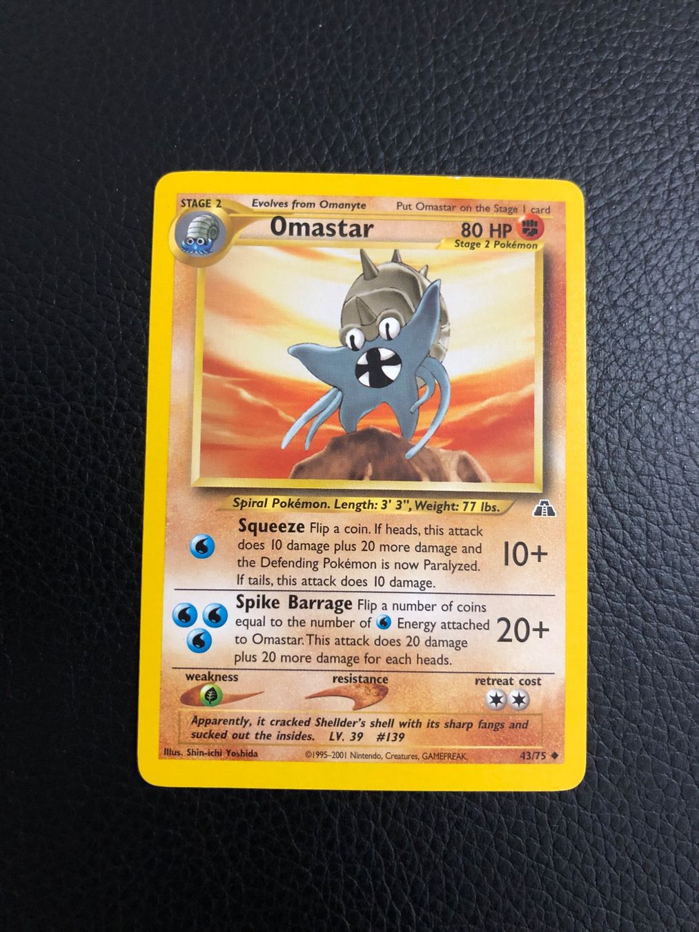 Pokémon Carte collezionabili: Neo Discovery - Omastar 43/75 Ab 1 – Usato da Paradiso venduto da Pkmn10