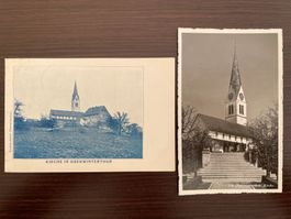 OBERWINTERTHUR Kirche, 2 Ansichtskarten
