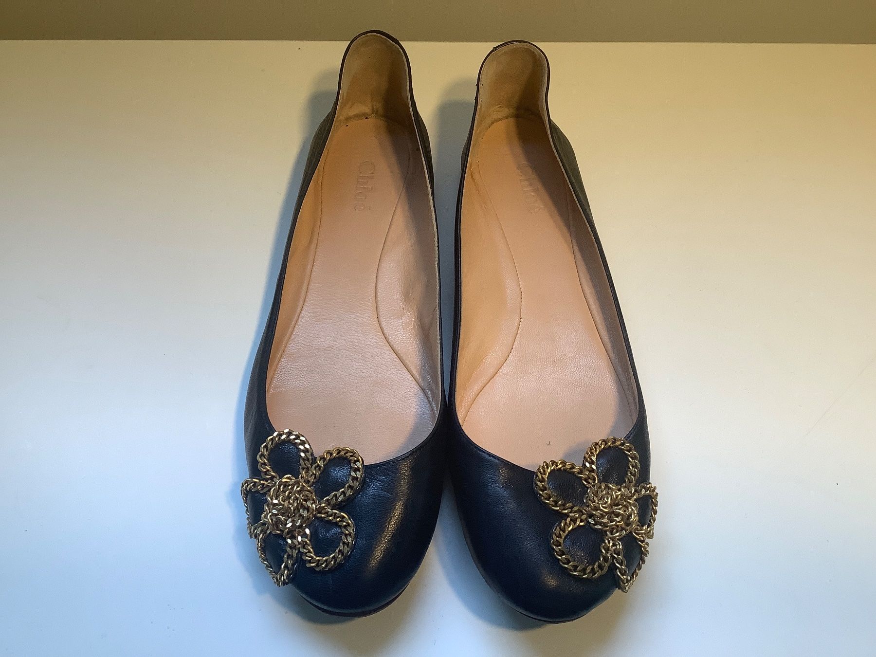Chloé Scarpe da donna: Chloe Ballerinas, dunkelblau, Grösse 38.5 – Usato da Basel venduto da S024 4
