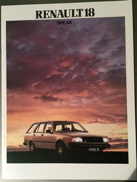 RENAULT 18 Break 1982 Prestige Prospekt Brochure Catalogue Gebraucht 