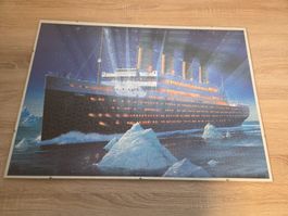 Gerahmtes Puzzle Titanic