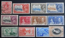 Swaziland British ex. Kat. 11-54 */gest. 1933/53