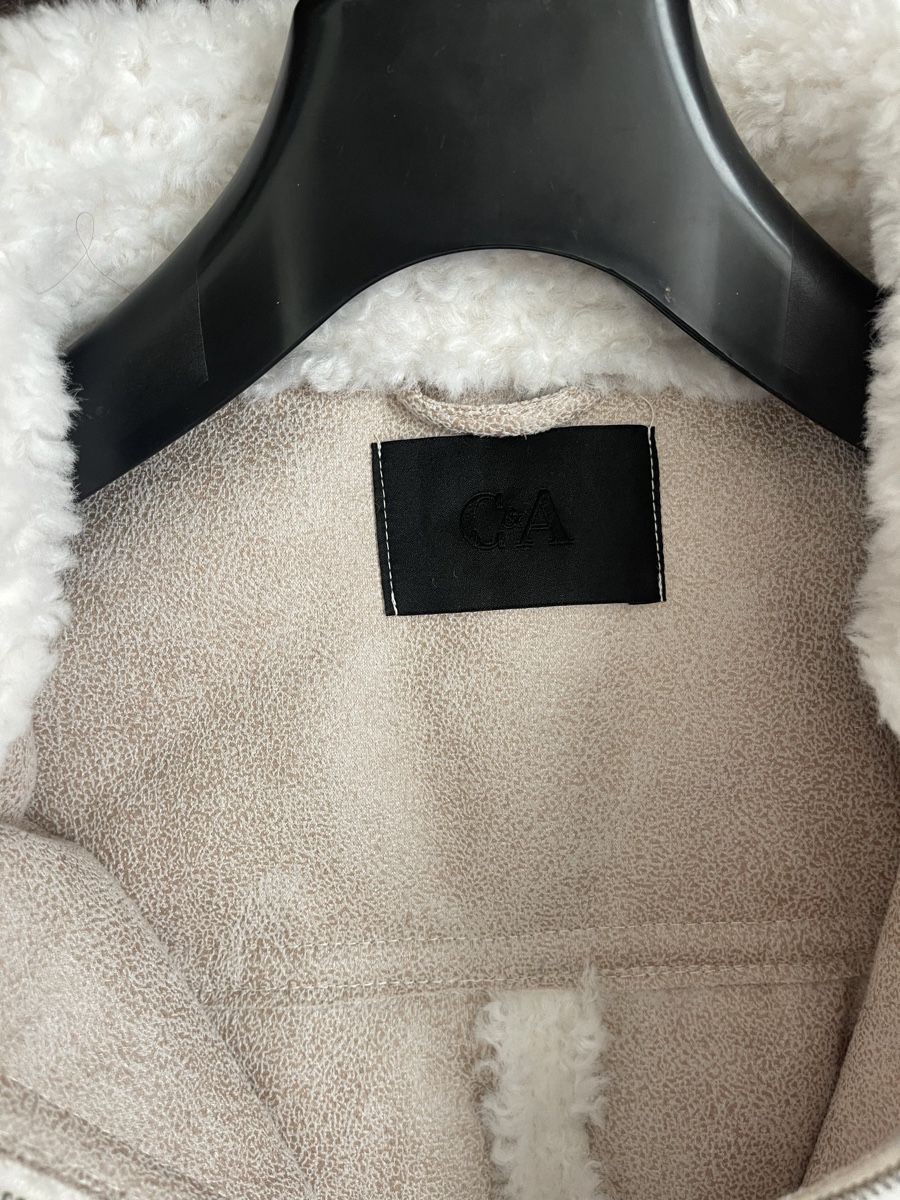 C&A Giacche: Teddy Jacke CA Grösse M Winterjacke warm beige creme – Usato da Schlierbach venduto da iri_hhp9 3