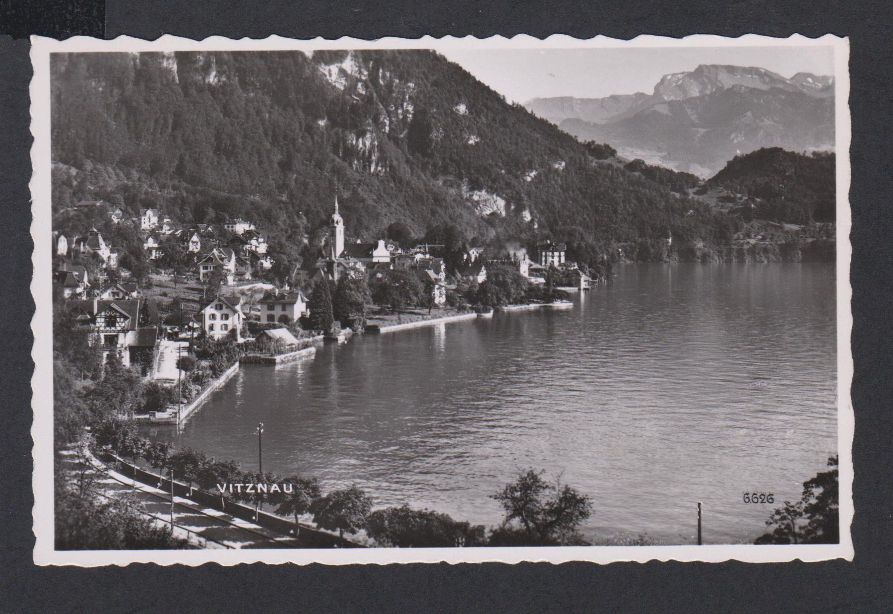 Cartoline postali: Vitznau   :   alte Ansichtskarte um 1940 – Usato da Vitznau venduto da Ropaku