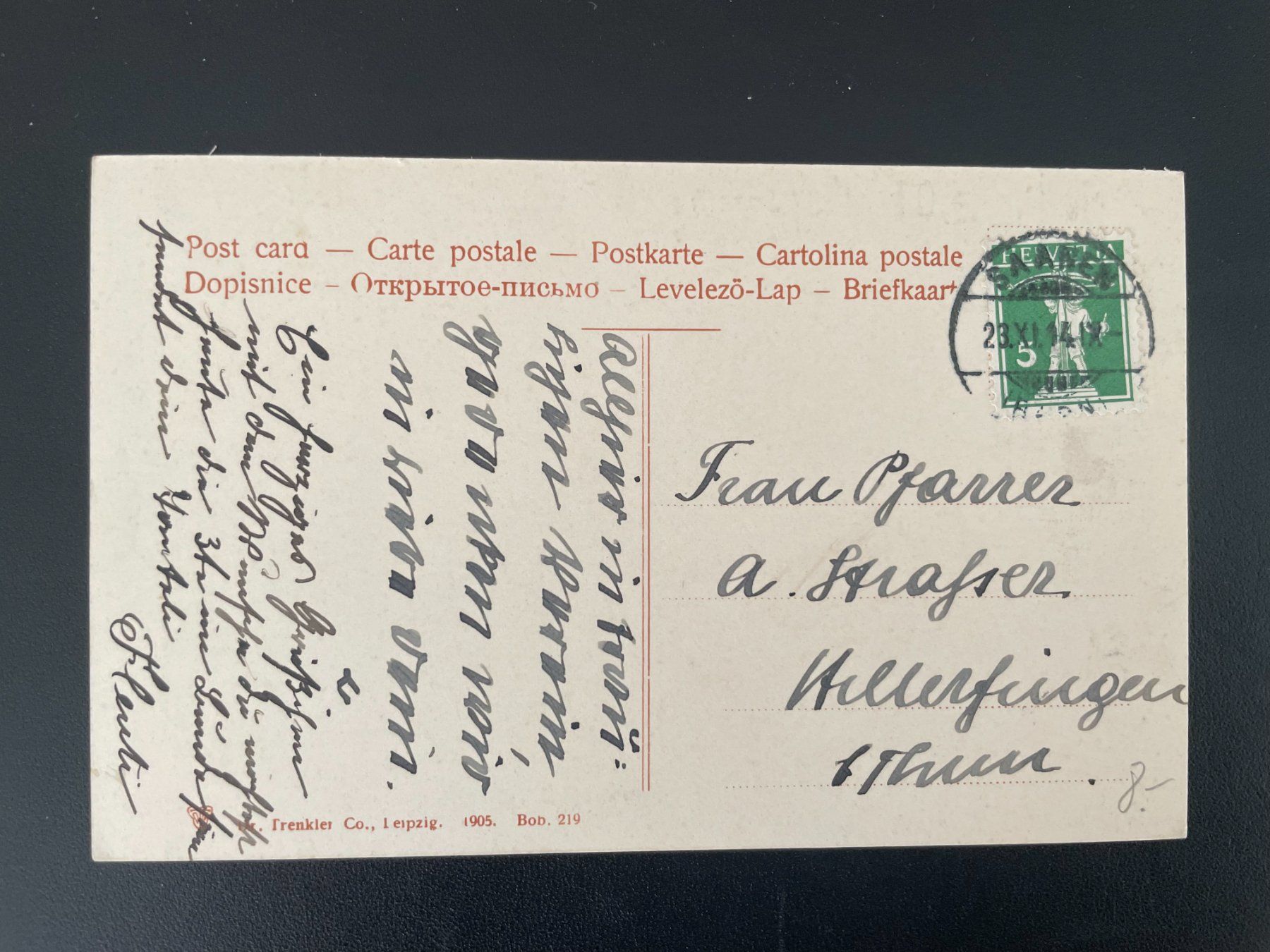 Cartoline postali: AK BE Saanen, Kirche – Usato da Thal venduto da Danny82 1
