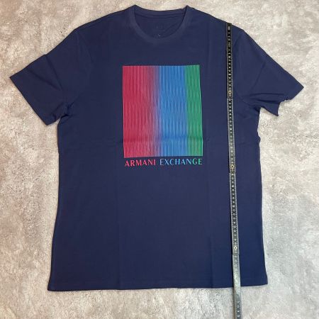 Armani Exchange AX T-Shirt Navy Logo Print Gr. L Herren