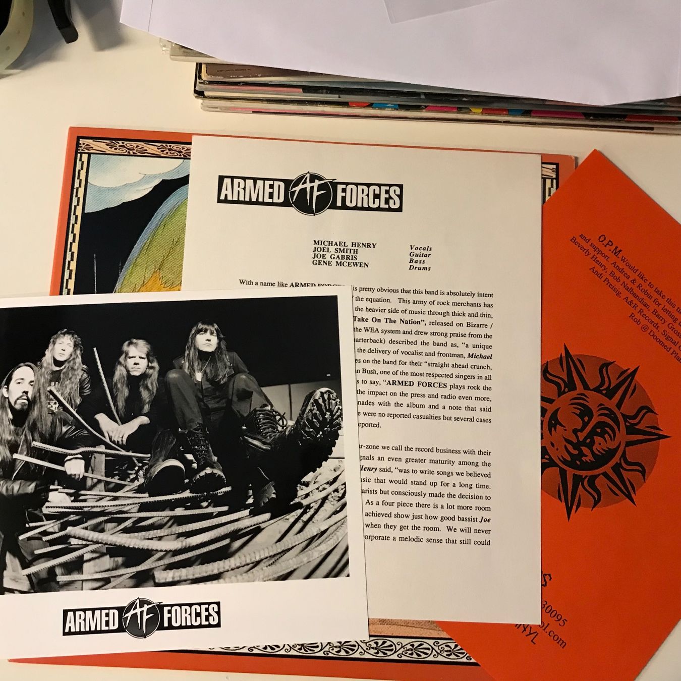Dischi in vinile: Armed Forces - Same (Limited & Numbered) – Usato da Aesch BL venduto da BlueMusicRecords 3