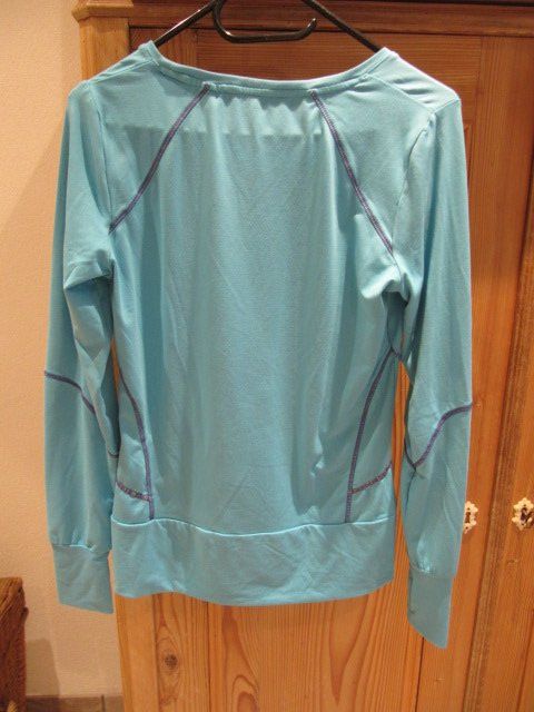 T-shirt: Funktionssportshirt Langarm Gr. S mint – Usato da Wenslingen venduto da kasjupeia 2