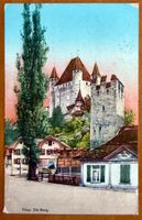 Thun - Die Burg 1913 - Schön karte !