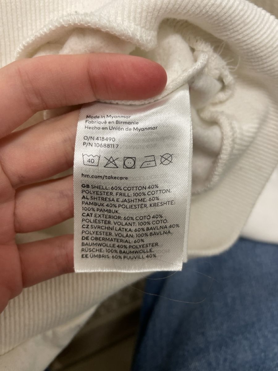 H&M Pullover & Sweatshirts: Pull blanc – Gebraucht aus St-Saphorin-Morges von duc_7vm7 3