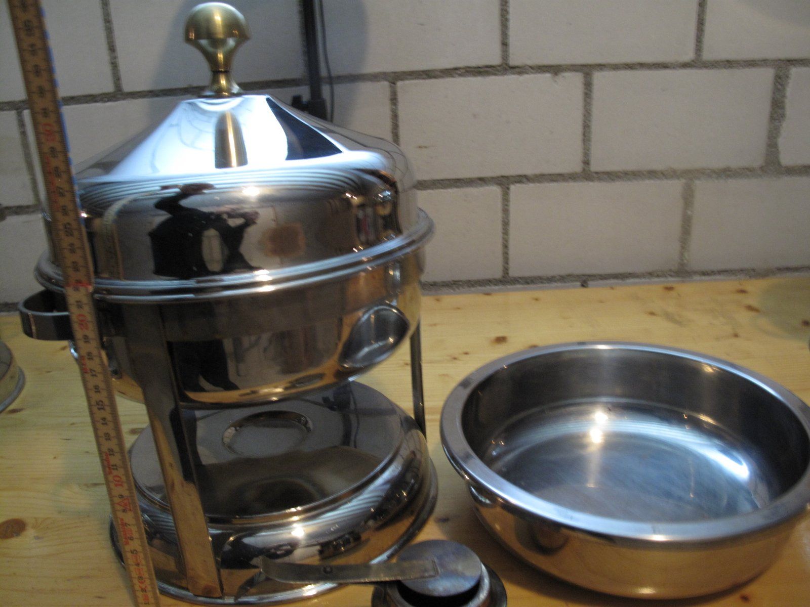 Elettrodomestici da cucina: Buffetwärmer,  Chavingdish, Rechaud  Edelstahl – Usato da Wil SG venduto da fva01 7
