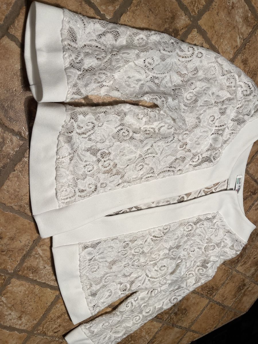 Jacken: Chic Giacca di pizzo bianca - Elegante e leggeratg S/M – Neu (gemäss Beschreibung) aus Gordevio von LanaZimm 6