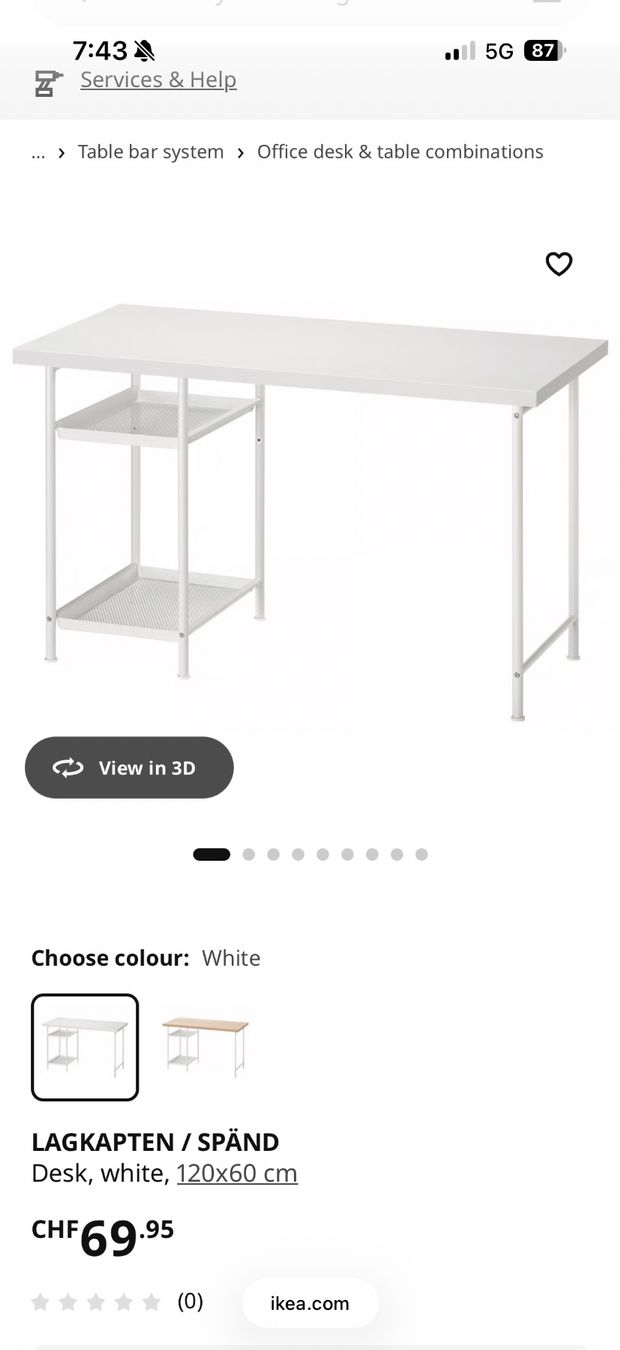 Ikea Scrivanie: ikea desk – Usato da Langnau am Albis venduto da liz_j9lv 2