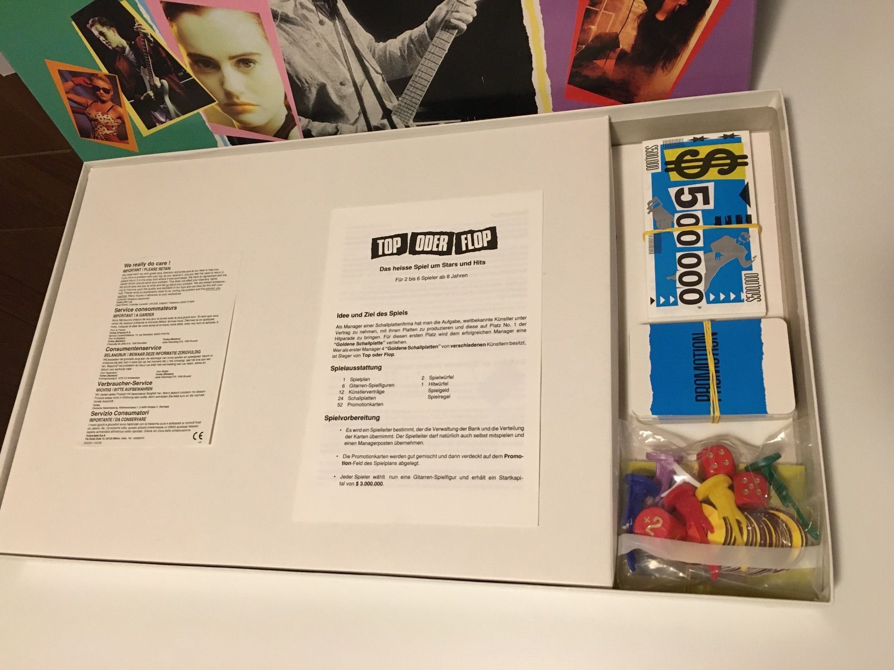 Parker Giochi: TOP ODER FLOP - Spiel von Parker - 1989 - Tonka – Usato da Andwil SG venduto da Rainboli 6