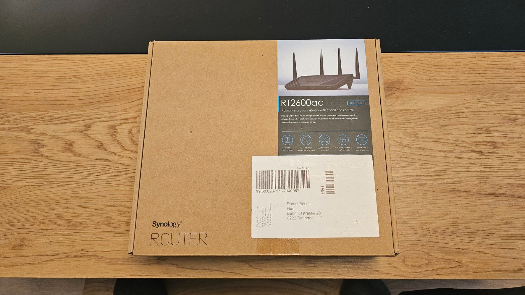 Synology Modem & Router: Synology RT2600ac + MR2200ac Mesh Router Set inkl. Mini-USV – Usato da Beringen venduto da Bugsdanny 4