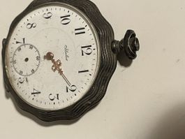 Montre à gousset ancienne en argent 800, 