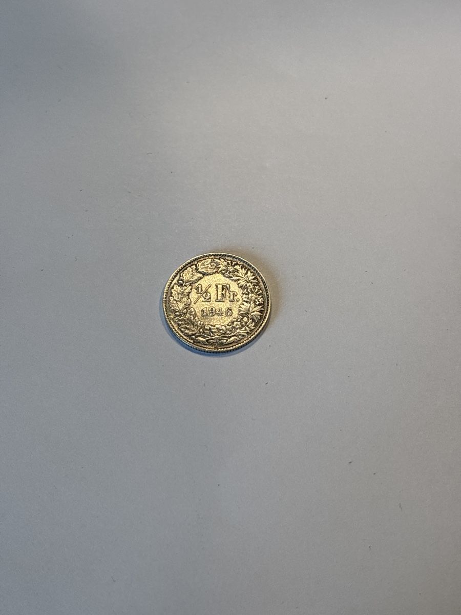 Tutti le monete: Schweiz 50 Rappen Münze 1946 Silber – Usato da Möhlin venduto da Don_Papa
