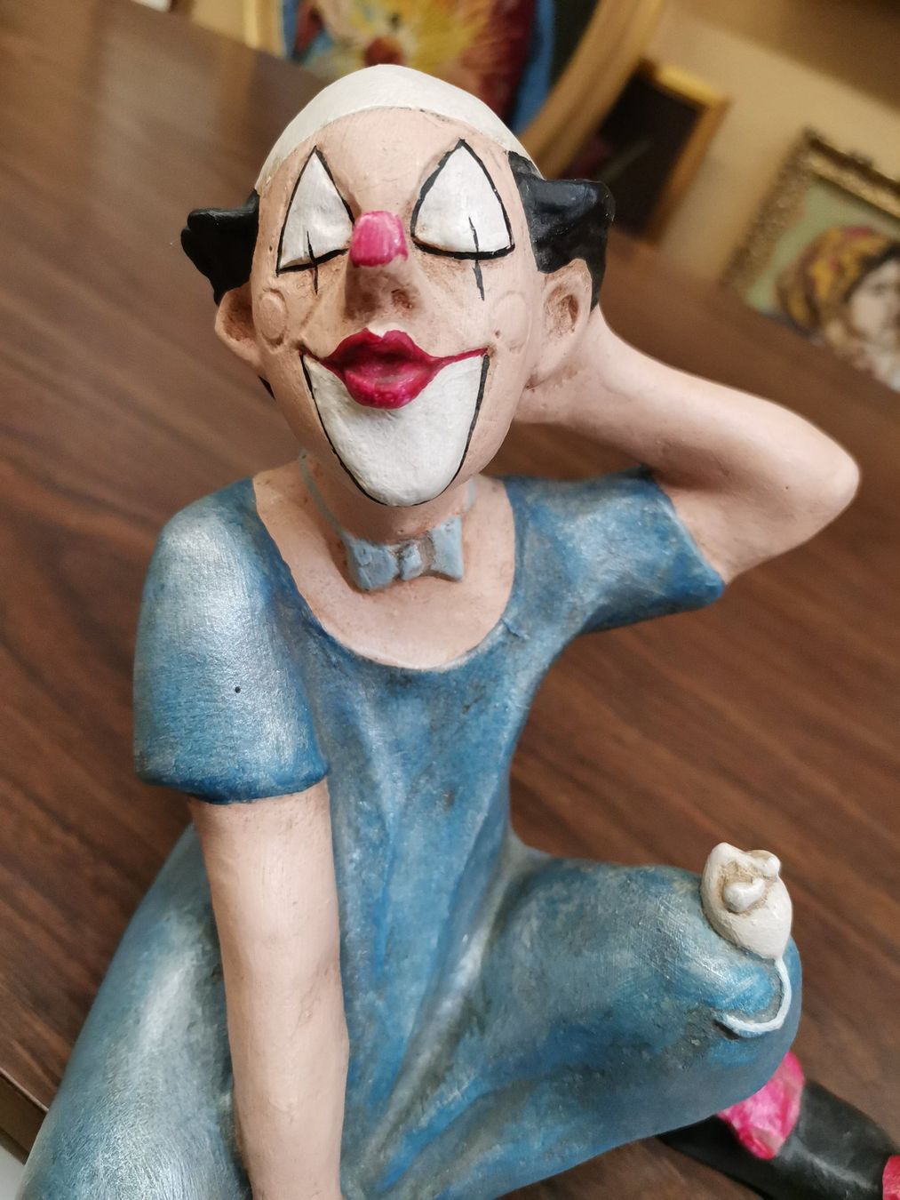 Sculture & Statue: Clown Achatit mit Maus Skulptur – Usato da Suhr venduto da Brocki-Suhr 2