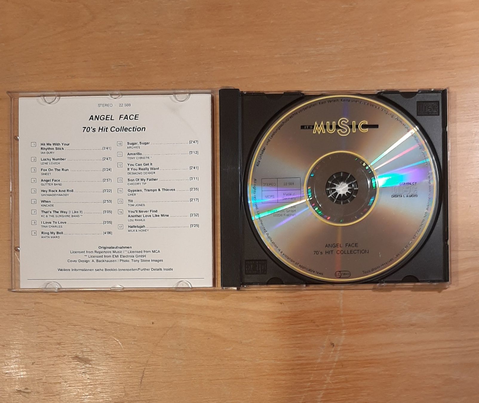 CD: Angel Face - 70s Hits Collection, CD Pop Compilation Sampler – Usato da Schönenberg TG venduto da breiti12 2