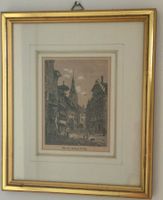 Historische Buchillustration Zytturm Zug Gustav Bauernfeind