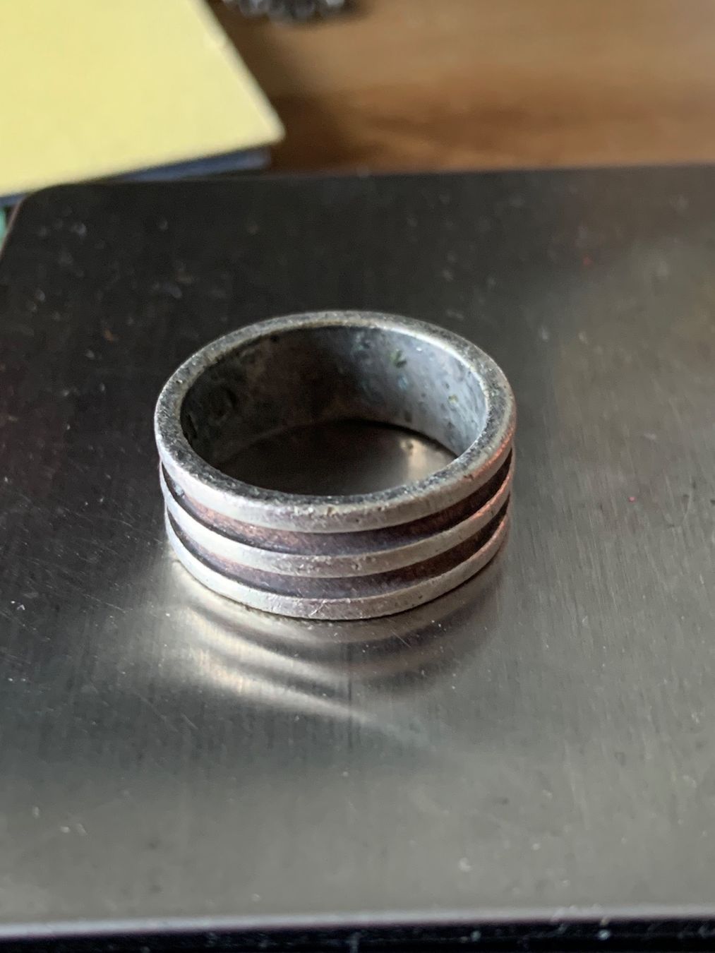 Bagues: Silberring 2 RILLEN Blacki (54) – D'occasion à Dittingen par Bellevista 7