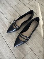 ELEGANTE BALLERINAS GRÖSSE 39 SCHWARZ