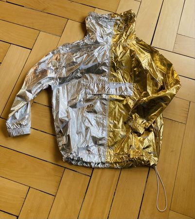 Nike Jacke, Grösse XS, Gold/Silber, Windjacke, Top!