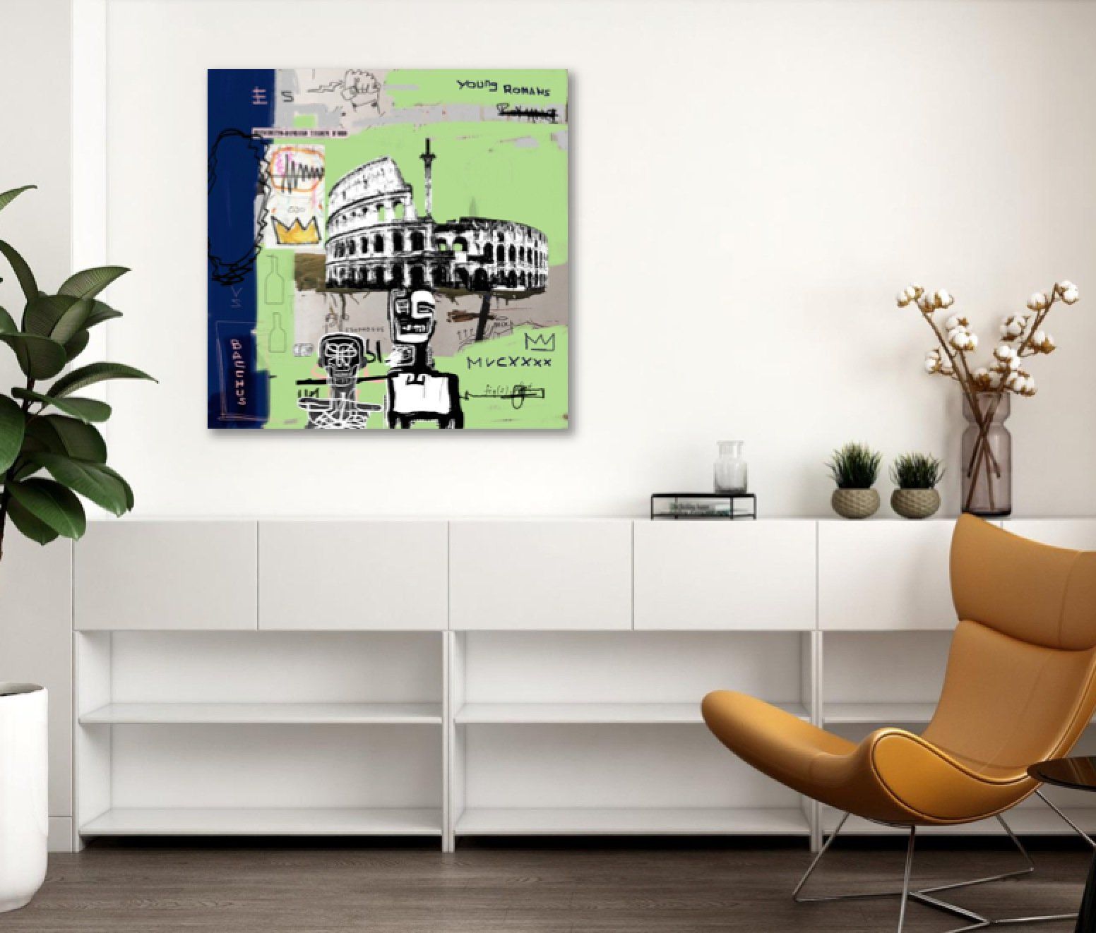 Foto & Immagini: Junge Römer Neo Expressionismus Kunst Pop Art Modern Bild – Nuovo (secondo la descrizione) da St. Niklausen LU venduto da Stefan_Bammert_Art 1