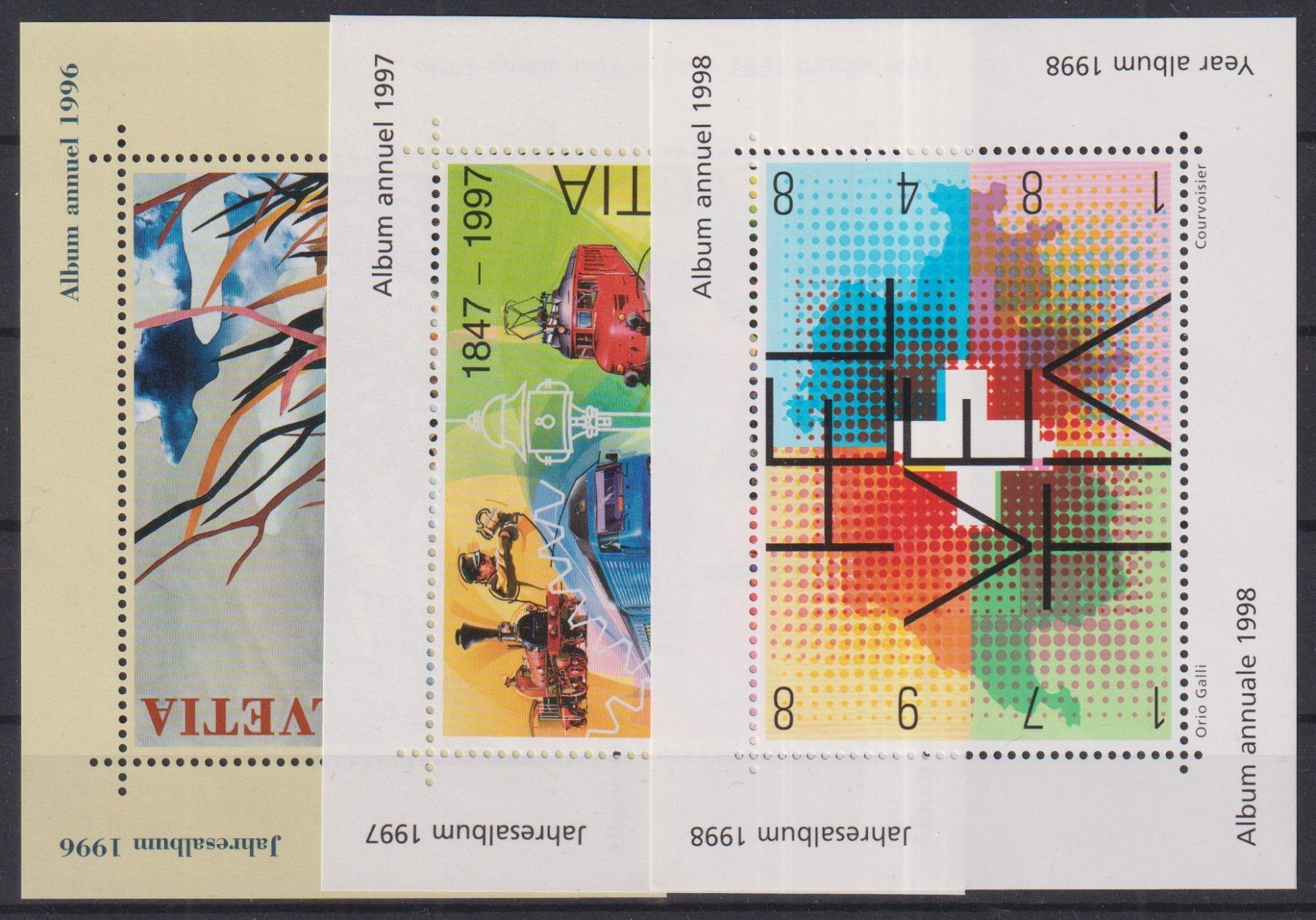 Tutti i francobolli: W1) Vignette 1996, 1997, 1998 – Usato da Claro venduto da Chanty7