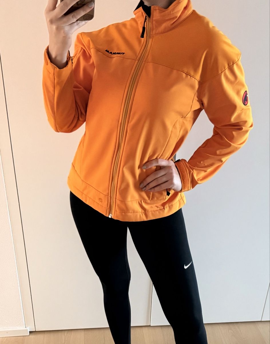 Mammut Giacche: Mammut Softshell Jacke Orange M 38 SOFtech Weste gelb  – Usato da Staad SG venduto da Chirrari