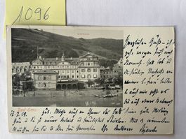 alte Postkarte Kurhaus Bad Ems, 1899
