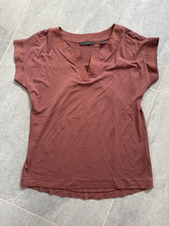 T-shirt Esprit femme couleur rouille taille S