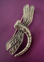 Vintage Brosche Libelle