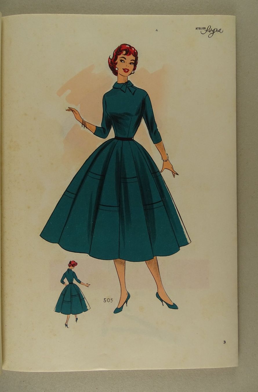 Libri: MODE, MODEZEITSCHRIFT LA MODE ACTUELLE HIVER 1957 – Usato da Grüningen venduto da Kartensammler 2