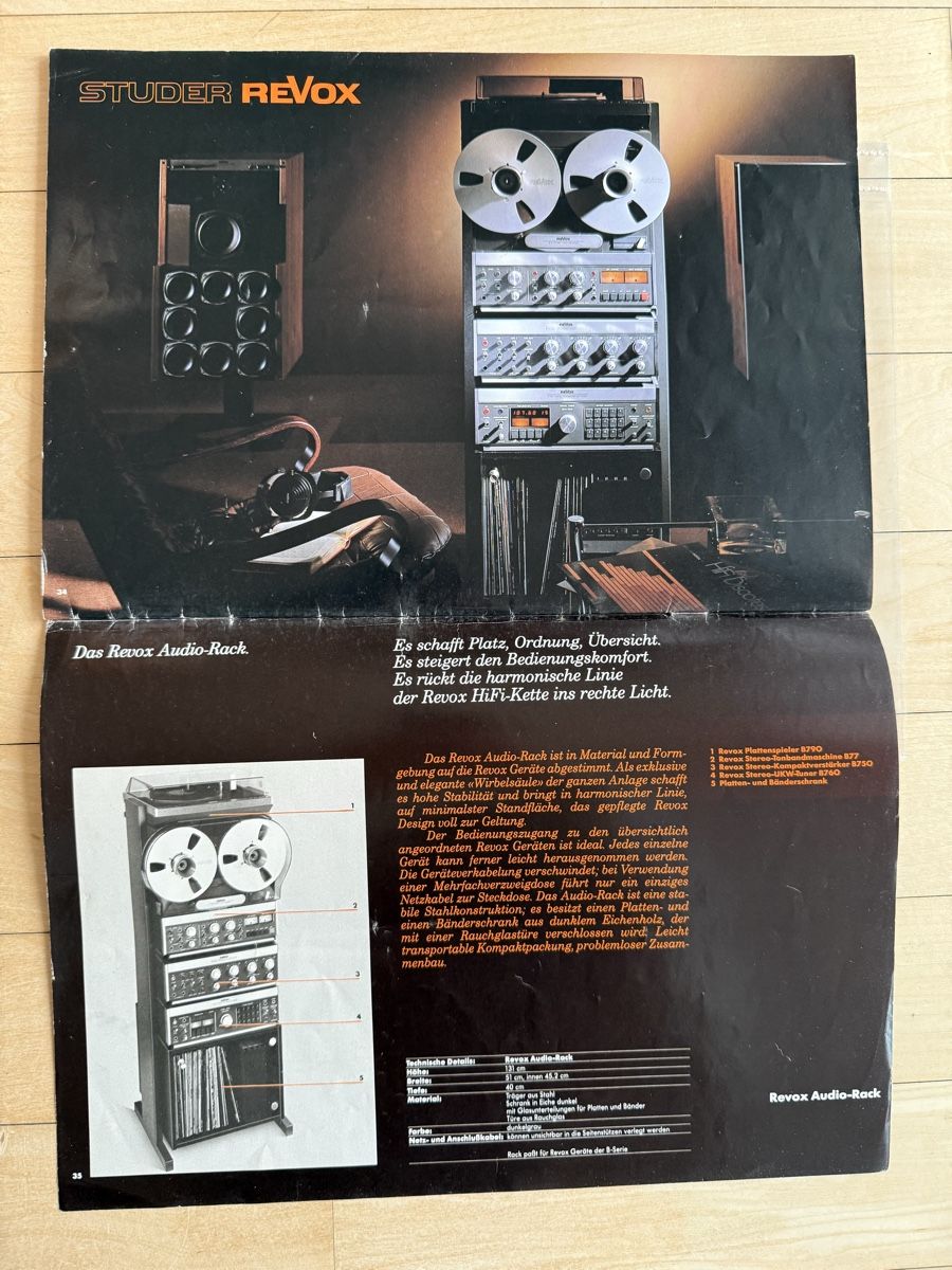 Revox Registratori: Studer Revox 80 Original Bedienungsanleitung – Usato da Uster venduto da Schangnau87 7