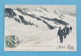 Jungfrau - Bergsteiger bei der Besteigung - 1903
