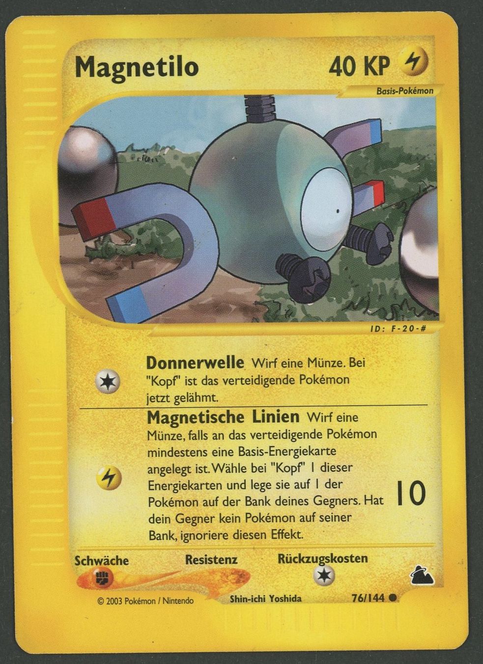 Pokémon Carte collezionabili: Magnetilo 76/144 Skyridge DE ab 1.- – Usato da Rupperswil venduto da gengarbasar