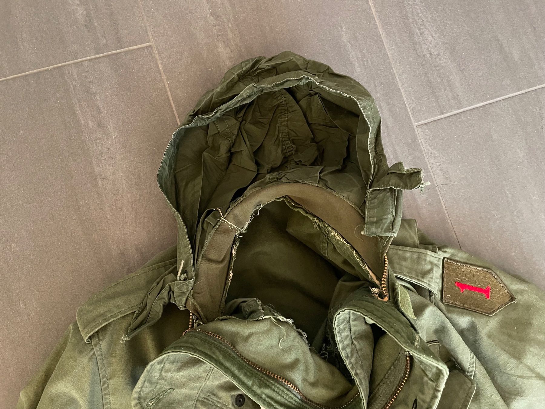 US Army Uniformi: Veste militaire originale us Army/ Field Jacket M65 – Usato da Oberbütschel venduto da Woodie2005 7