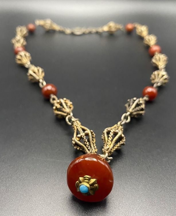 Bellissima collana antica con pietre Kaufen auf Ricardo