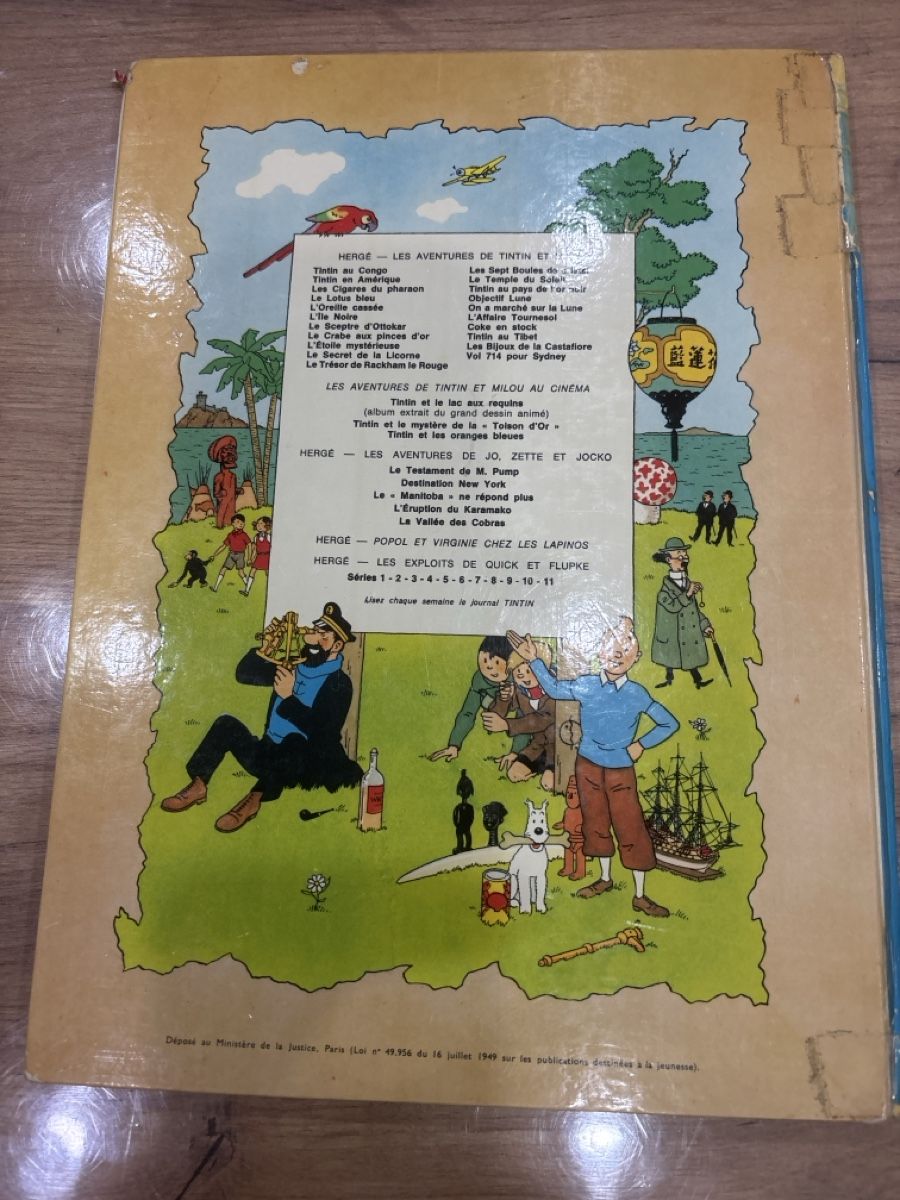 Fumetti: Tintin le Lotus Bleu – Usato da Porrentruy venduto da Servo26 4