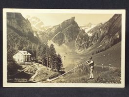 Alphornbläser am Seealpsee