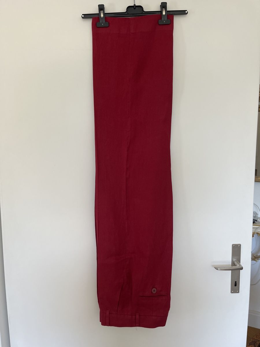 Max Mara Pantaloni: Leinenhose Bordeaux Max Mara 36 – Nuovo (secondo la descrizione) da Herrliberg venduto da spunggi