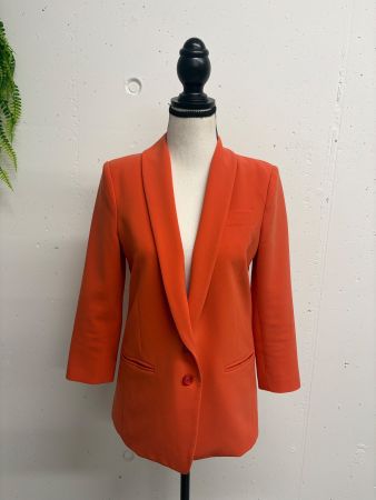 Patrizia Pepe Blazer Gr. 36 orange 3/4 Ärmel